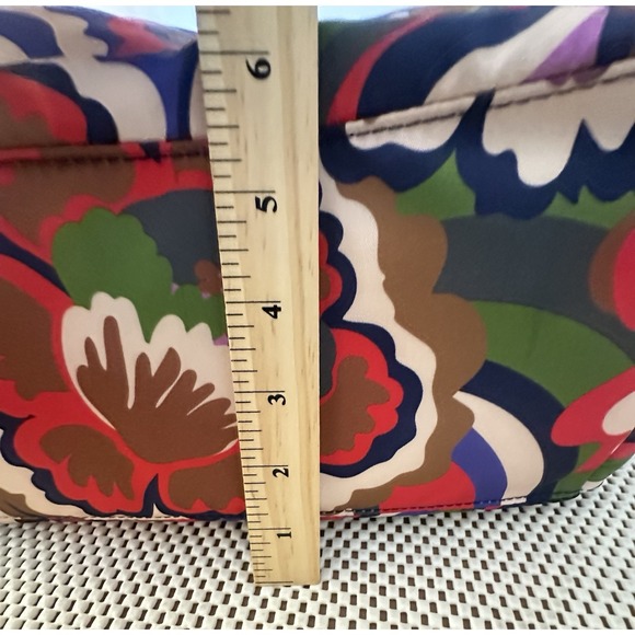 Vera Bradley Hathaway Tote Bag Nylon Large Bassanova Bold Vibrant Carried Once! - Picture 10 of 12